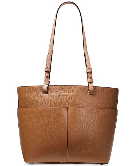 michael kors bedford medium pebbled leather tote|michael kors winston leather tote.